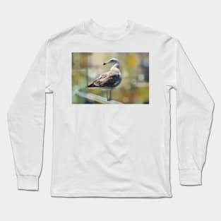 Sea Gull on Rail Long Sleeve T-Shirt